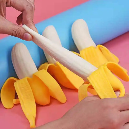 Banana Stress Ball | Cute Fruit Squishy Fidget Toy for Anxiety Relief